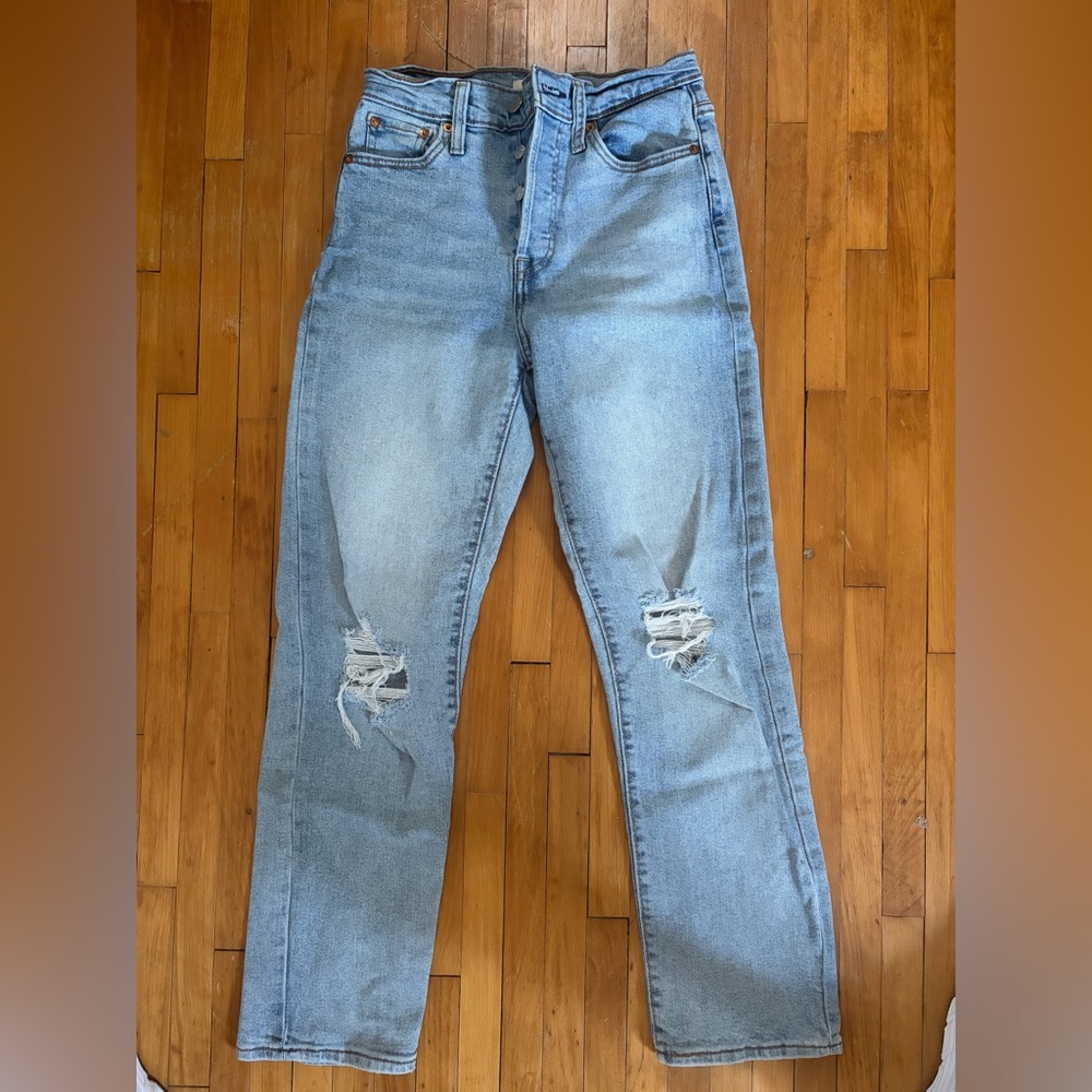 Levi's Light Blue Distressed Women Jeans